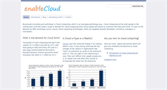 Desktop Screenshot of enablecloud.com